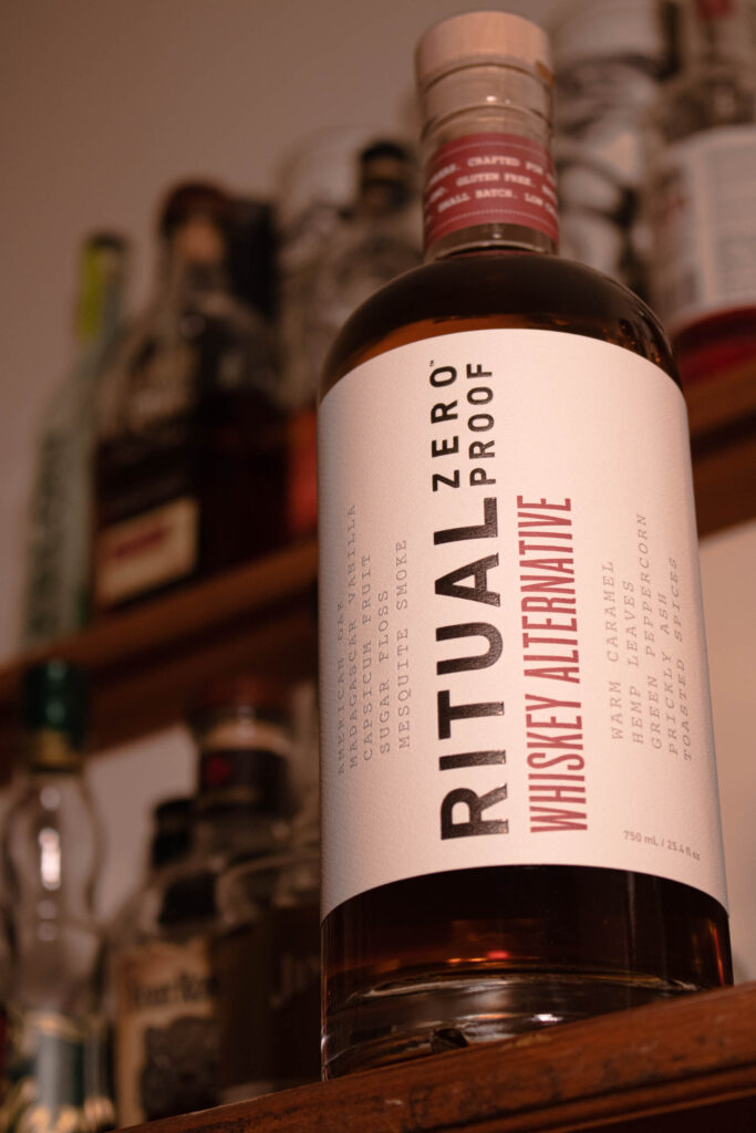 Ritual Zero Proof Whiskey Alternative Standing