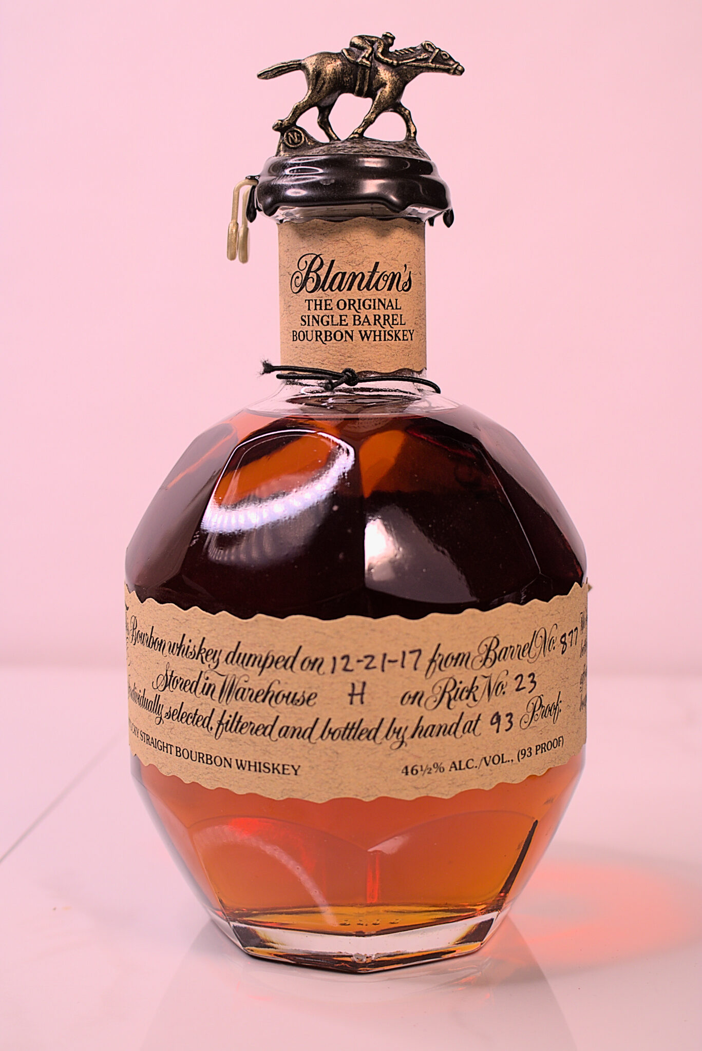 Blantons Original Single Barrel Bourbon First Pour Cocktails